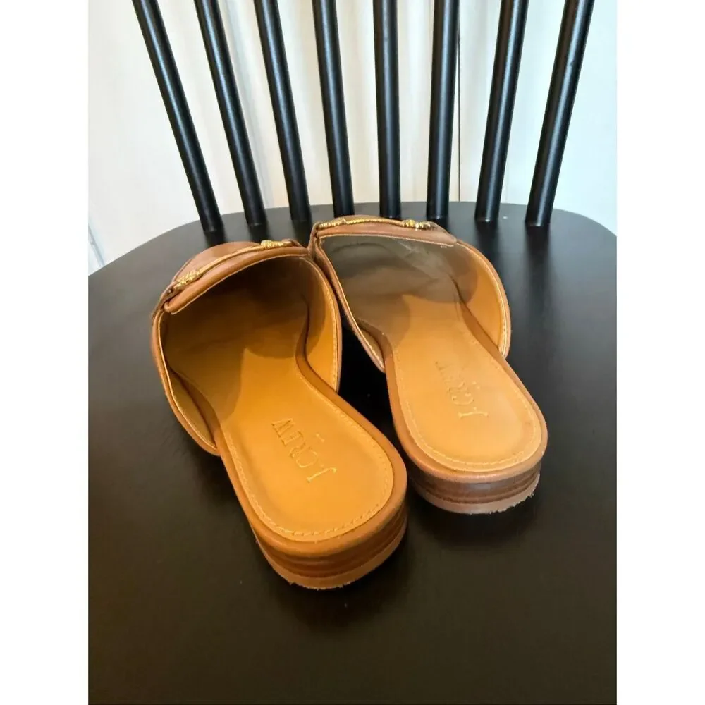 J.Crew bit cedar wood vegan leather loafer size 7 - Picture 5 of 9